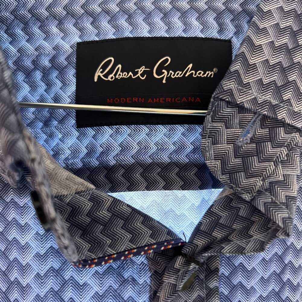 Robert Graham Domenic Casual Button Down Shirt NWT - Picture 2 of 6